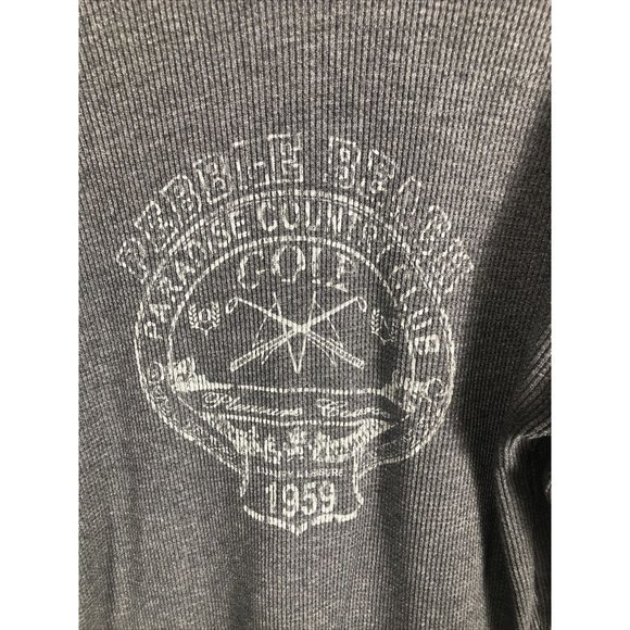 Pebble Beach Paradice Golf Club Course Gray Shirt Long-sleeve Men’s SZ Medium - Picture 3 of 9